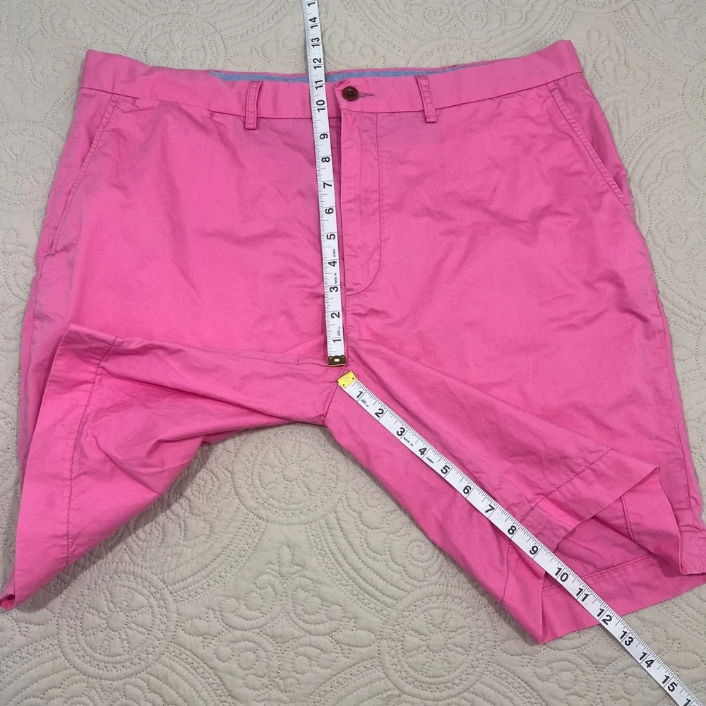 Polo‎ Ralph Lauren Mens Classic Fit Pink Cotton Chino Shorts Sz 38 Flat Front